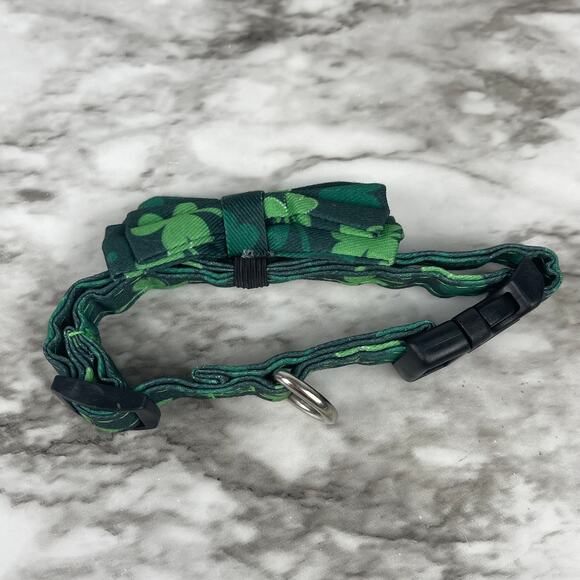 P0008 Clover Bow Adjustable Pet Collar - Picture 3 of 5